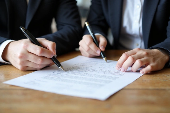 Préparation de contrats juridiques