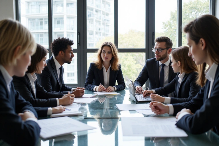 Équipe DeedAlign Legal en réunion collaborative
