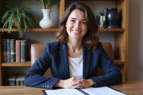 Portrait de Maître Amélie Dubois, spécialiste en droit de la famille